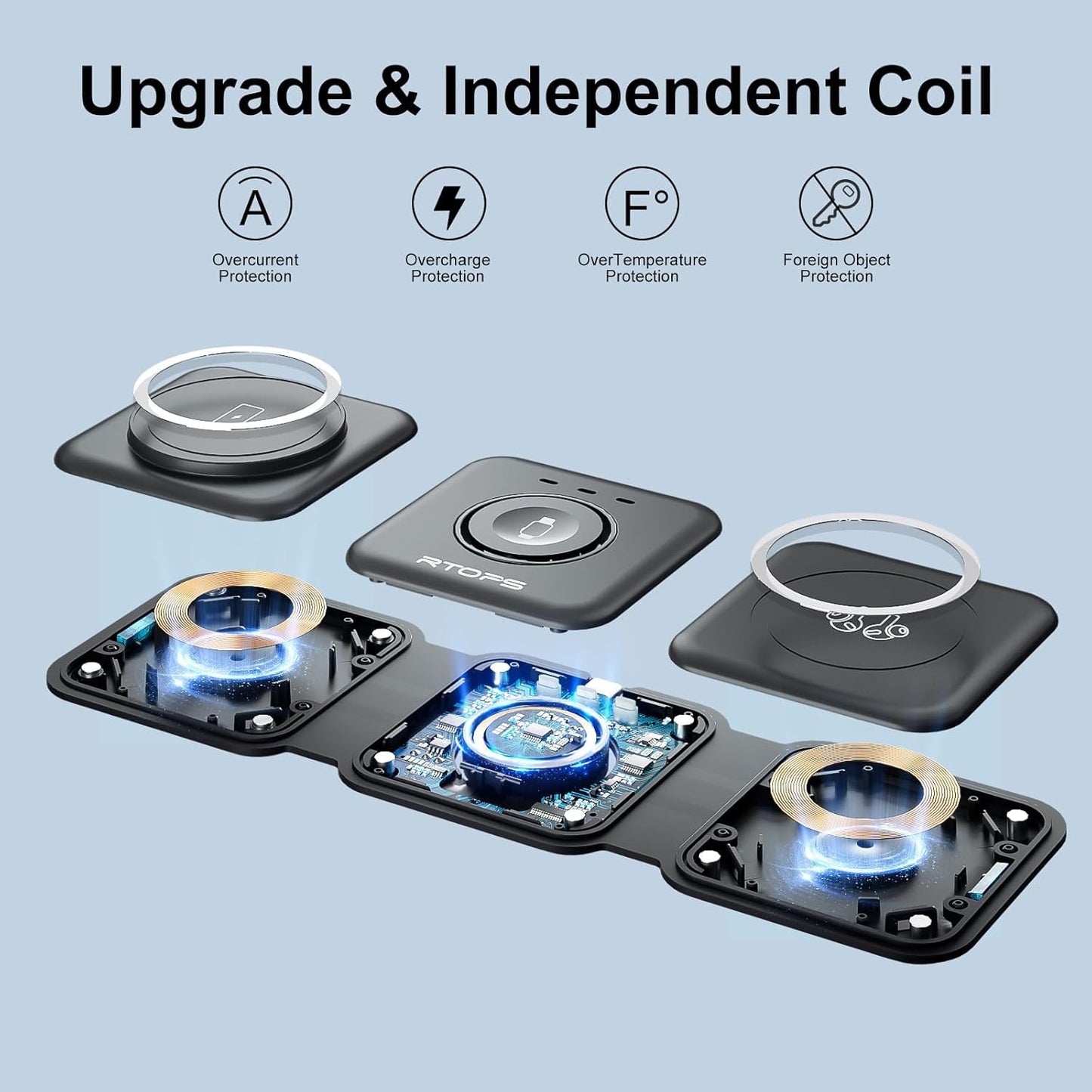 Wireless Charger Dock for Apple Devices