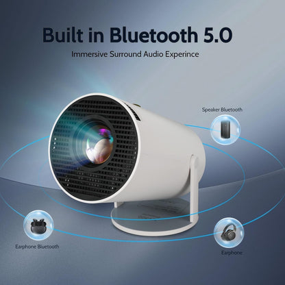 Mini Projector, 1080p Full HD