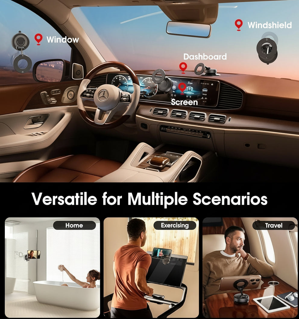 Vacuum Suction Magnetic Mobile Holder