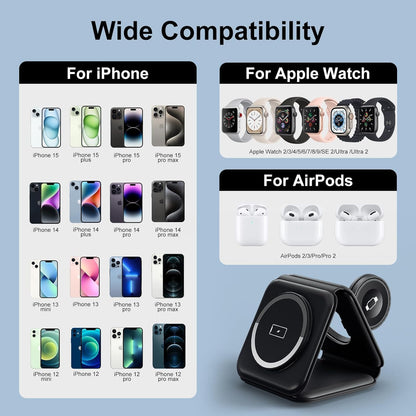 Wireless Charger Dock for Apple Devices