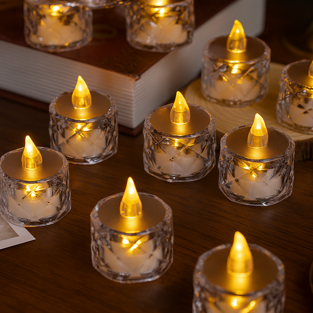 24 Pcs LED Tea Light Candles
